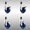 Service Caster 4 Inch 316SS Solid Poly Swivel 1-1/4 Inch Expanding Stem Caster Lock Brake, 2PK SCC-SS316TTLEX20S414-SPUS-2-S-2-114 - alternate 1